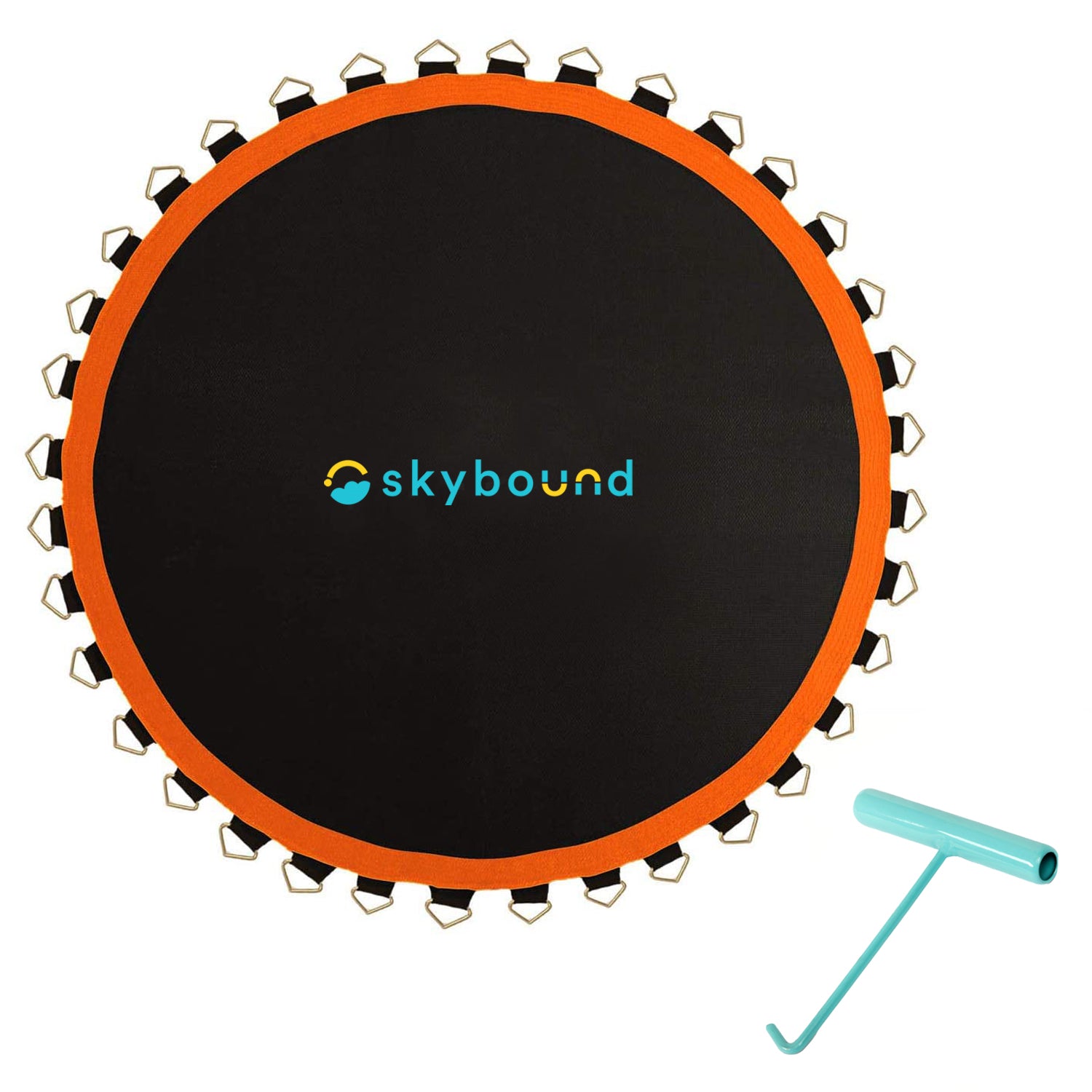 Premium Replacement Mat for 14ft Trampolines - 147in / 72 V-Rings / 6.5in or 7.0in Springs - 4 Colors Available - SkyBound USA