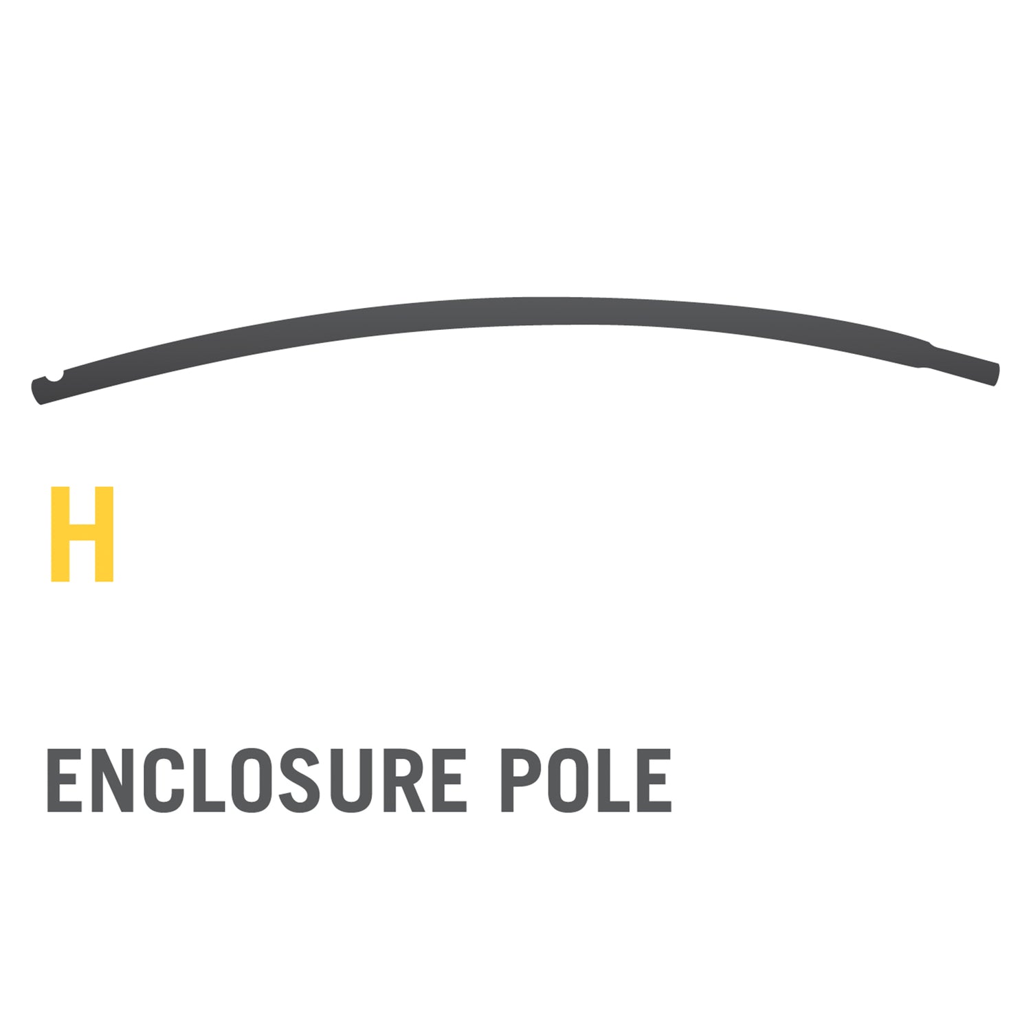 Upper Enclosure Pole for Stratos Trampolines (Part H) V2.