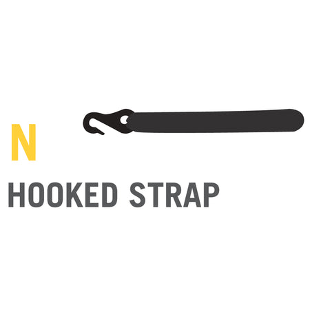 Hooked Pad Strap for Stratos, Cirrus and Atmos Trampolines (Part N).